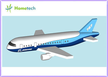 8GB a forma de alta velocidade do avião 787 personalizou o plano de ar da movimentação do flash de USB/chaves 4GB de USB