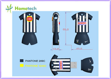 Pantone personalizou a velocidade lida relação da alta velocidade 2,0 da movimentação do flash de USB do pólo dos rayados
