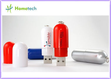 Movimentação instantânea do usb 2,0 plásticos bonitos da movimentação 32gb do flash de USB da cápsula/movimentação portátil do flash do usb do polegar