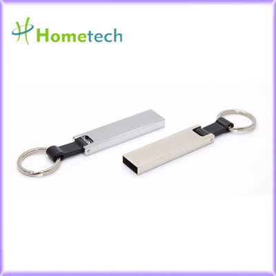 Movimentação instantânea impermeável de alta velocidade de USB 64 vara da memória de USB do metal do FCC 15MB/S do polegar 128GB do GB com Keyholder