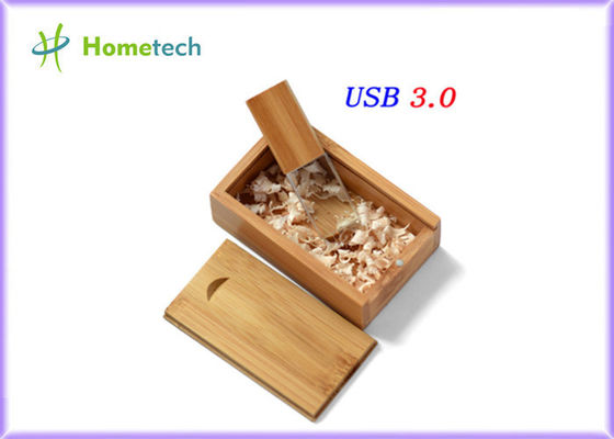 Crystal Wooden Usb Flash Drive 4gb 8gb 16gb 32gb 64gb 20MB/S Logo Customized