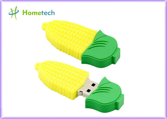 O PVC do milho dos desenhos animados personalizou a movimentação instantânea 2,0 de USB 3,0 2GB 4GB 8GB 16GB 32GB 64GB