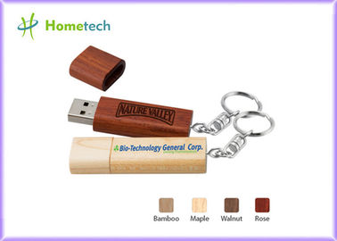 O flash personalizado bambu do Usb da gravura do presente conduz Eco Frinendly